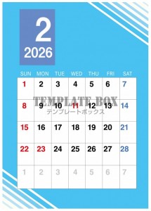 ２０２６年２月カ…