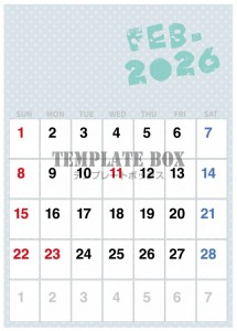 ２０２６年２月カ…