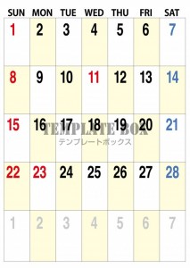 ２０２６年２月カ…