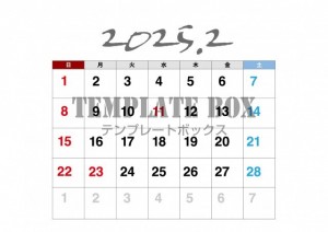 ２０２６年２月カ…