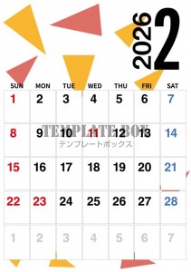 ２０２６年２月カ…