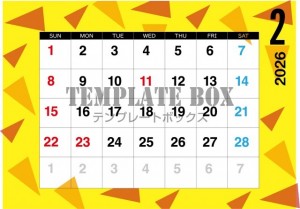 ２０２６年２月カ…