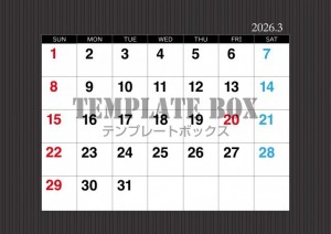 ２０２６年２月カ…