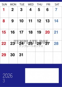 ２０２６年３月カ…