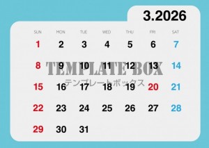 ２０２６年３月カ…