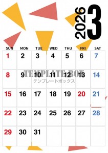 ２０２６年３月カ…