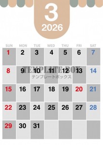 ２０２６年３月カ…