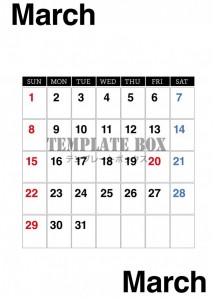 ２０２６年３月カ…