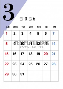 ２０２６年３月カ…