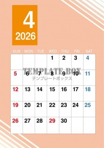 ２０２６年４月カ…