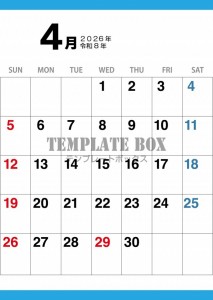 ２０２６年４月カ…