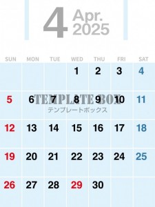 ２０２６年４月カ…