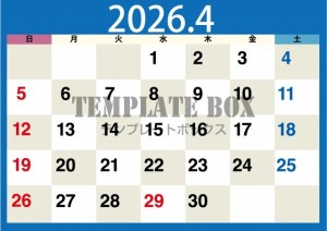 ２０２６年４月カ…