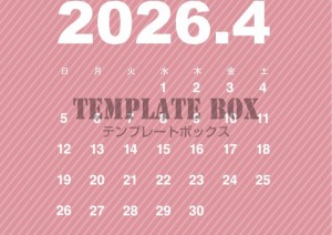 ２０２６年４月カ…