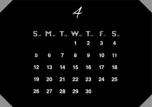 ２０２６年４月カ…