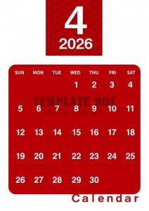 ２０２６年４月カ…