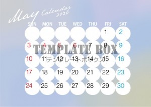 ２０２６年５月カ…