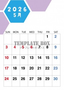 ２０２６年５月カ…