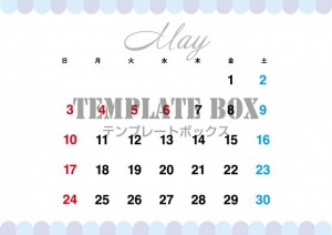 ２０２６年５月カ…