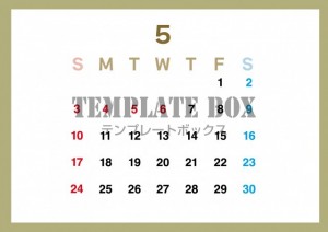 ２０２６年５月カ…