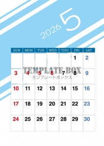 ２０２６年５月カ…
