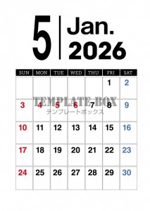 ２０２６年５月カ…