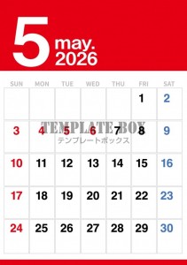 ２０２６年５月カ…