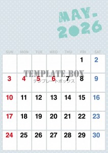 ２０２６年５月カ…