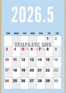 ２０２６年５月カ…