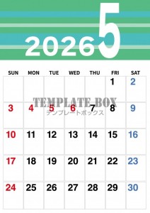 ２０２６年５月カ…
