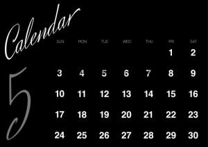 ２０２６年５月カ…