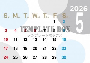 ２０２６年５月カ…