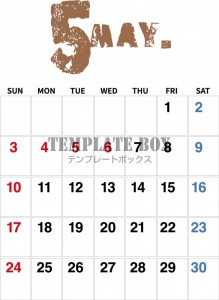 ２０２６年５月カ…