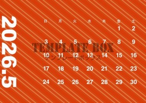 ２０２６年５月カ…