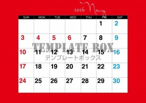 ２０２６年５月カ…