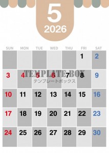 ２０２６年５月カ…