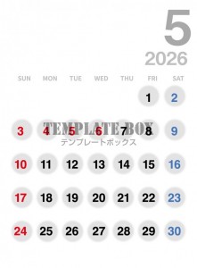 ２０２６年５月カ…