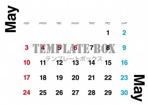 ２０２６年５月カ…