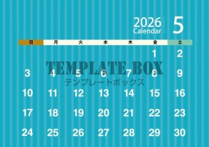 ２０２６年５月カ…