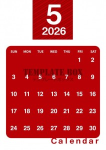 ２０２６年５月カ…