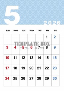 ２０２６年５月カ…