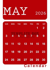 ２０２６年５月カ…