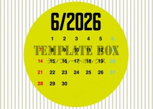 ２０２６年６月カ…