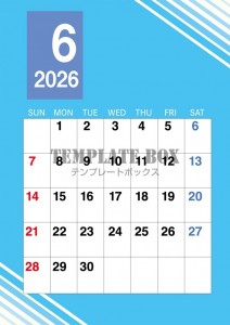 ２０２６年６月カ…