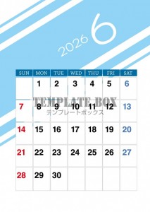 ２０２６年６月カ…