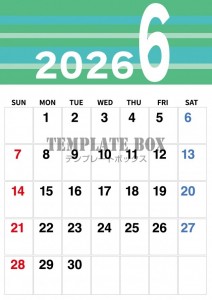 ２０２６年６月カ…