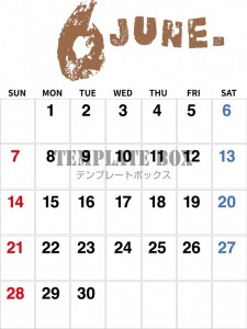 ２０２６年６月カ…