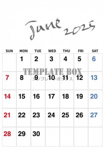 ２０２６年６月カ…