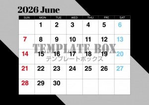 ２０２６年６月カ…