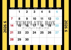 ２０２６年６月カ…